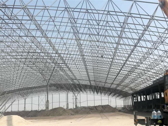 闵行钢厂料仓网架工程